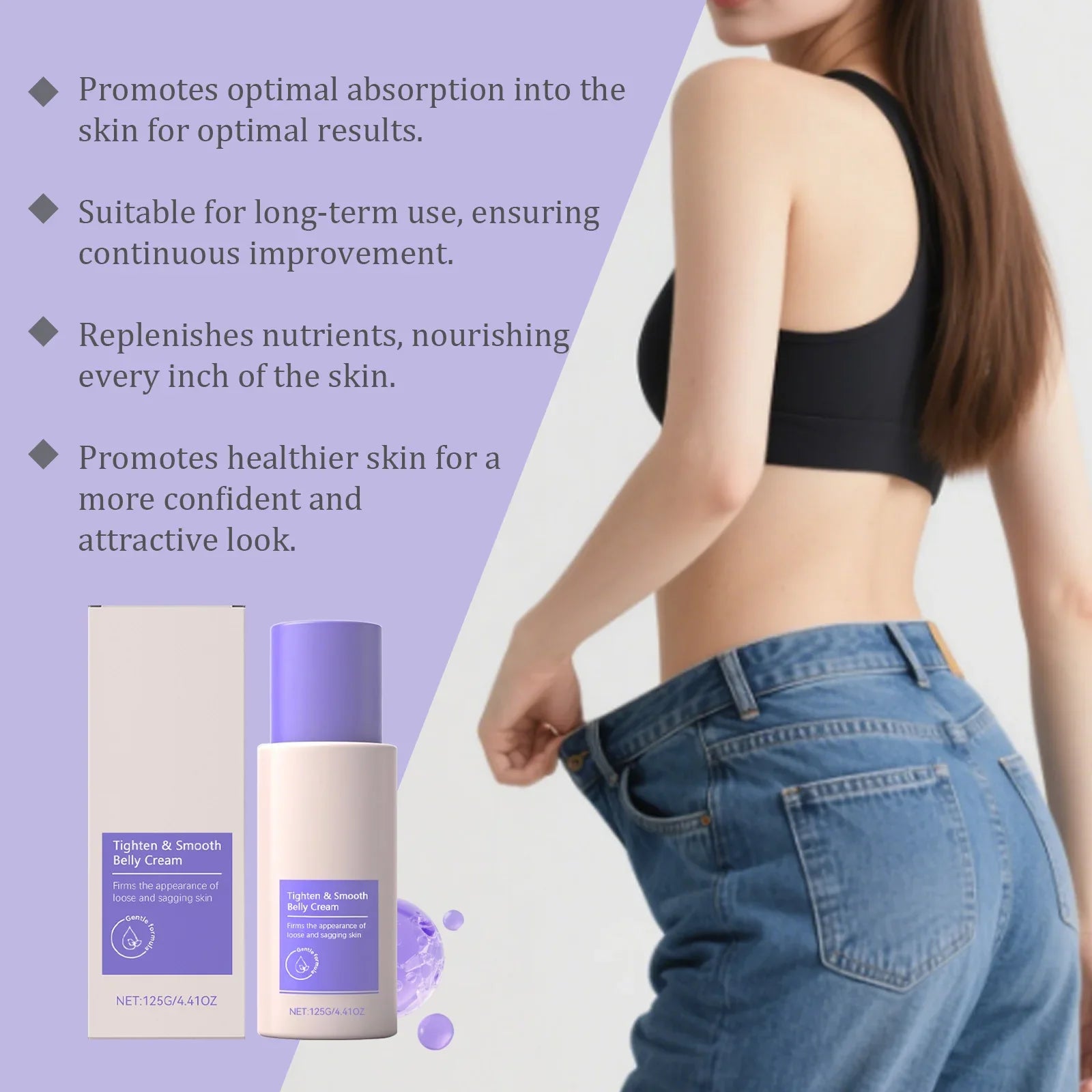 Looking™ Rose Tighten Smooth Belly Cream
