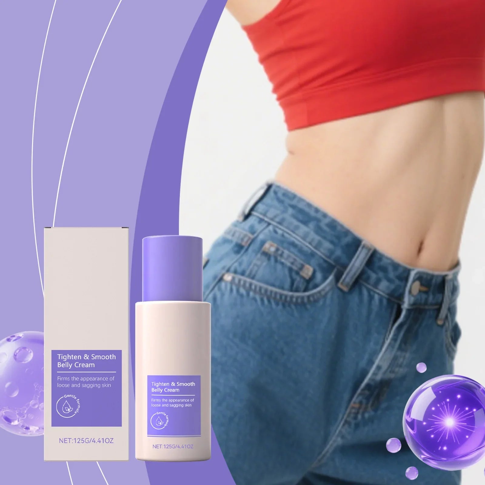 Looking™ Rose Tighten Smooth Belly Cream